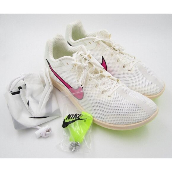 New Women Nike Rival Distance Sail Pink Track Spike Shoe Sz 12US(DC8725-101)S148